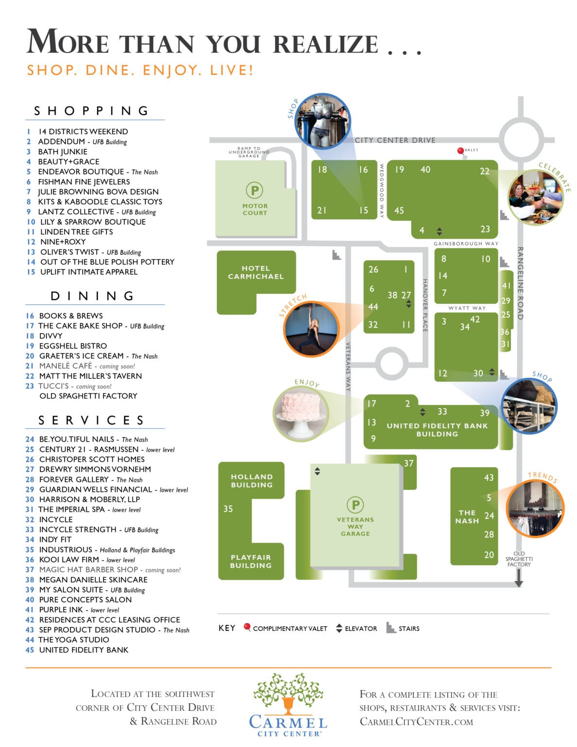 Free Parking Carmel City Center